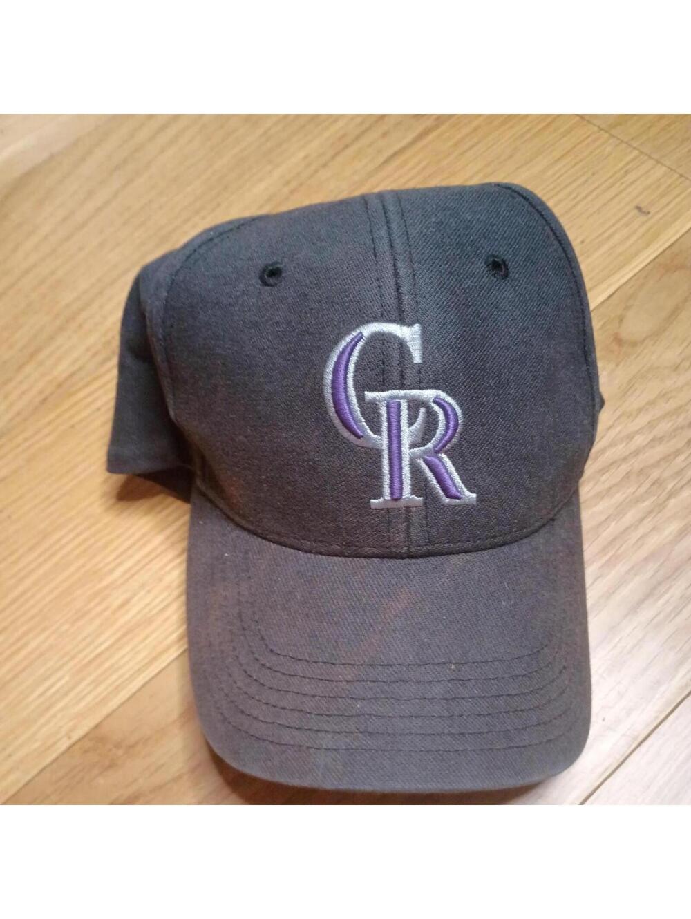 Rockies Men's Black and Grey Hat